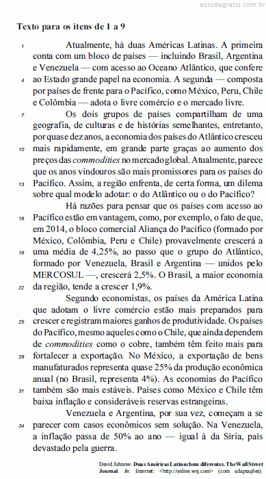 Julgue os itens a seguir no que se refere à tipologia e