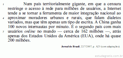 A Respeito Das Estruturas E Das Id Ias Do Texto Acima E