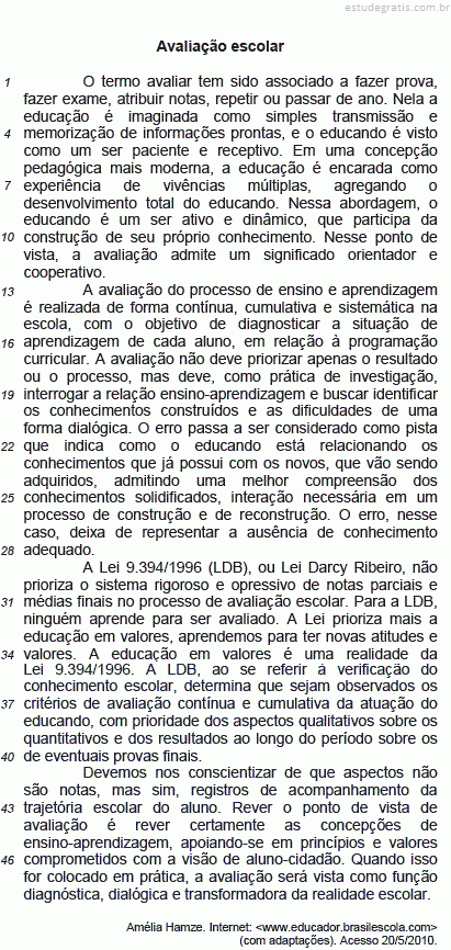 Questões Sobre Lei Nº 9.394/1996 - Lei De Diretrizes E Bases Da ...